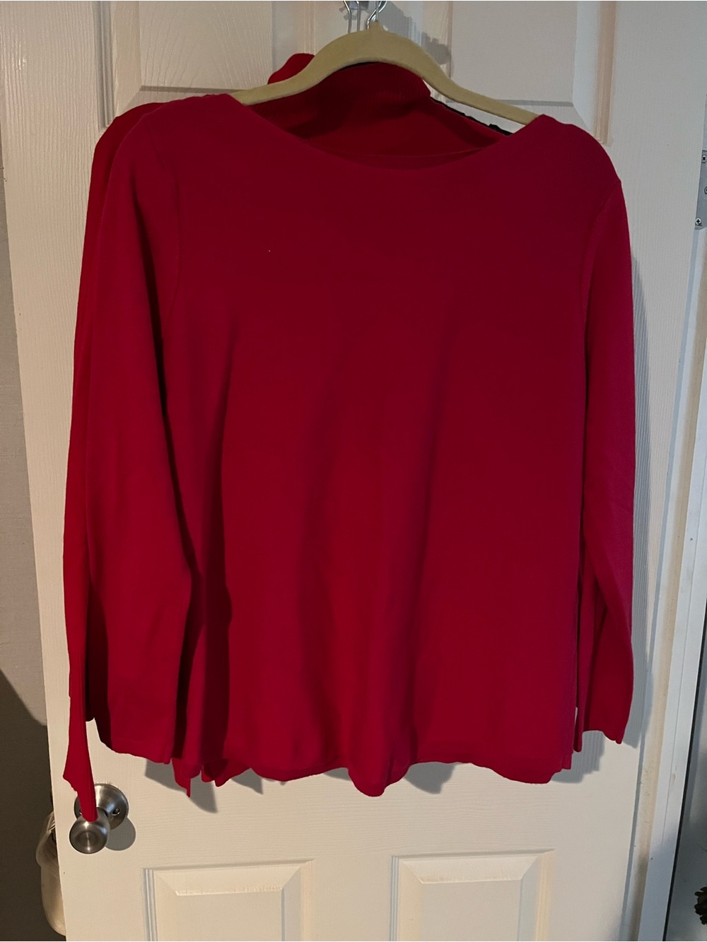 Women's Chico’s Crimson Long-Sleeve Sweater
